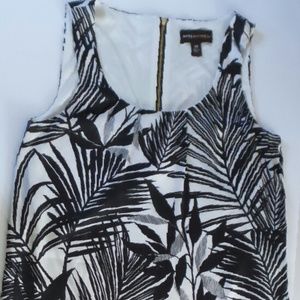 DANA BUCHMAN Tank Top BLACK WHITE Graphic Size XSm